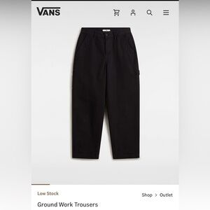 Vans Ground Work Black pants